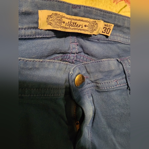 Cobalt Blue Low Rise Skinny Jeans 30 - Picture 4 of 7